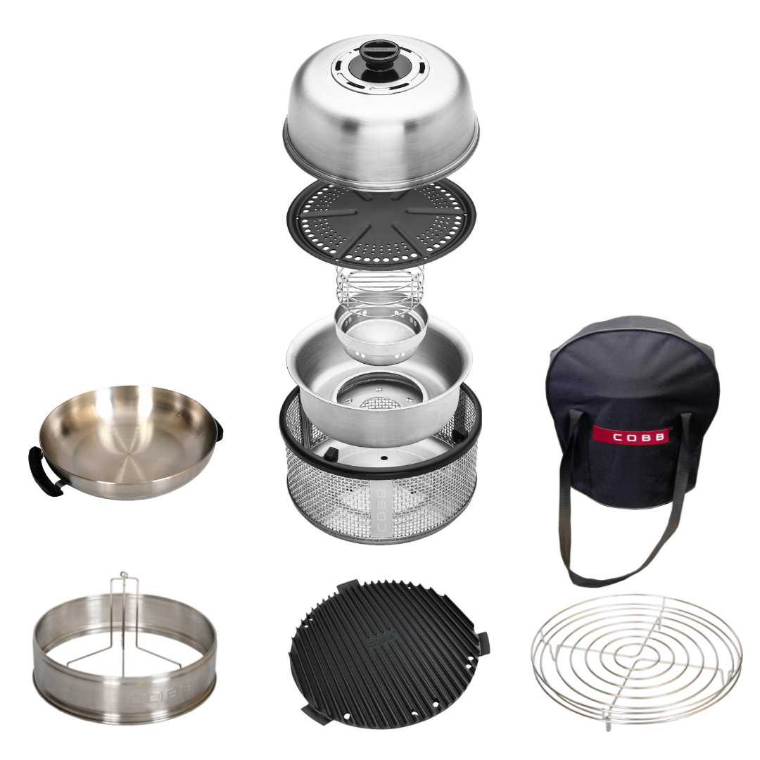 Pārnēsājamais/piknika grils COBB Kitchen in a BOX (Premier AIR), Ø 33cm 